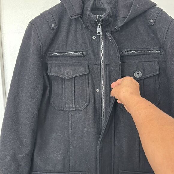 GUESS MENS COAT SIZE M - Picture 6 of 12